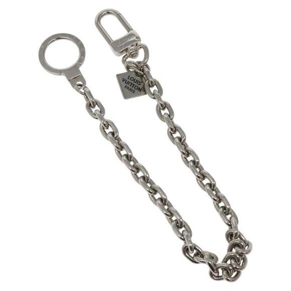LOUIS VUITTON Chainne Anneau Cles XL Key Ring metal Silver M65774 LV Auth BD2260 - Picture 1 of 6